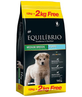 Equilibrio Dog Puppy Medium 12KG+2KG